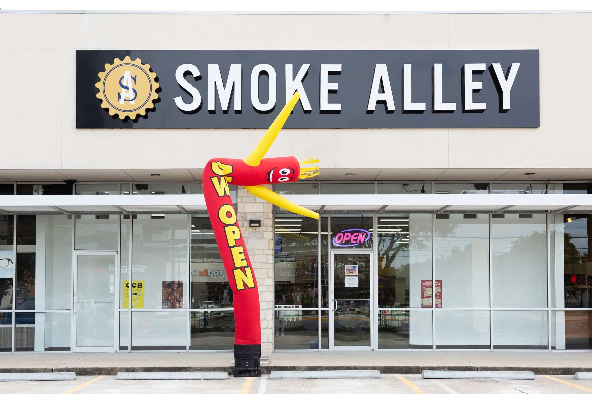 Glass pipes and vaporizers on display at Smoke Alley